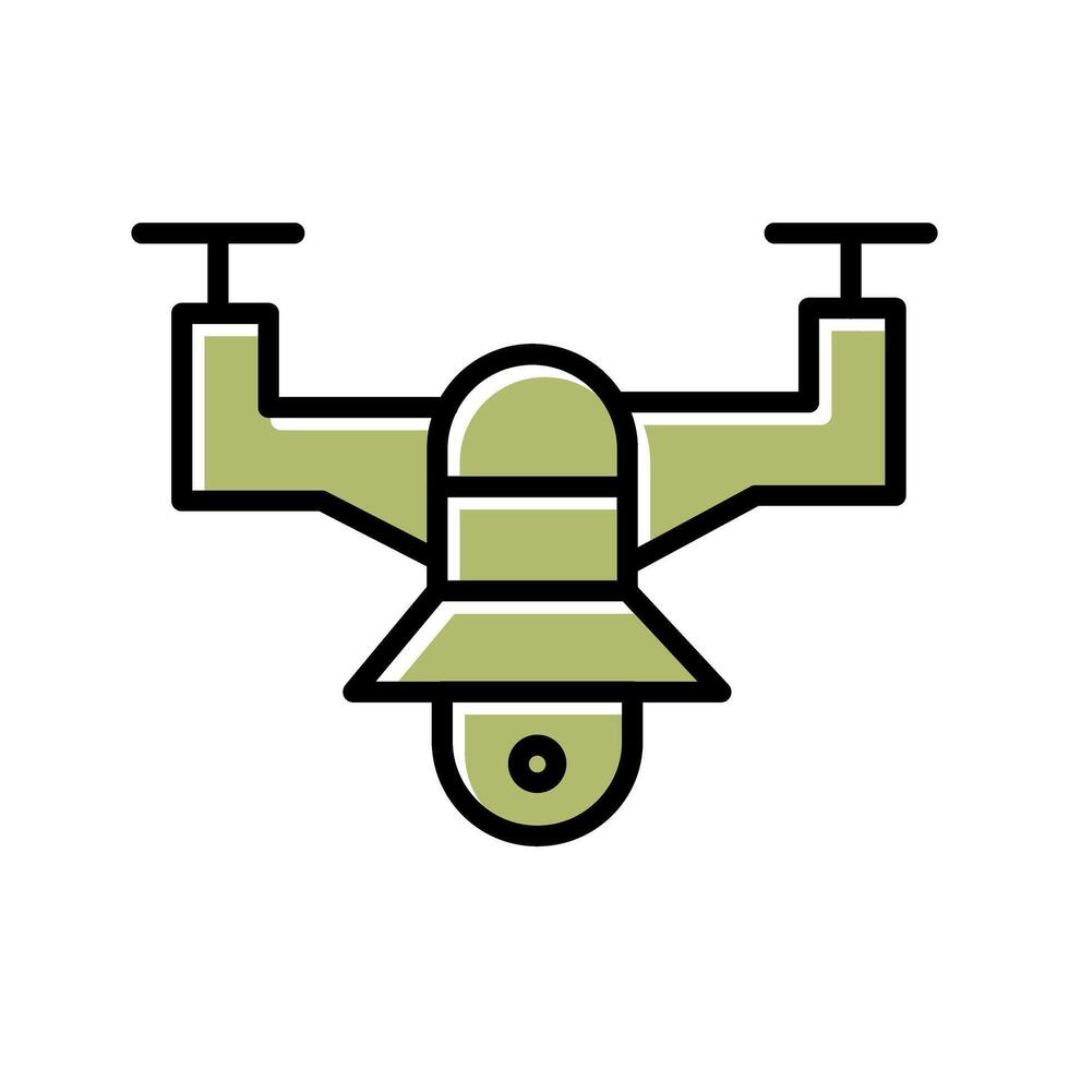 Drone Photography Icon Design vector