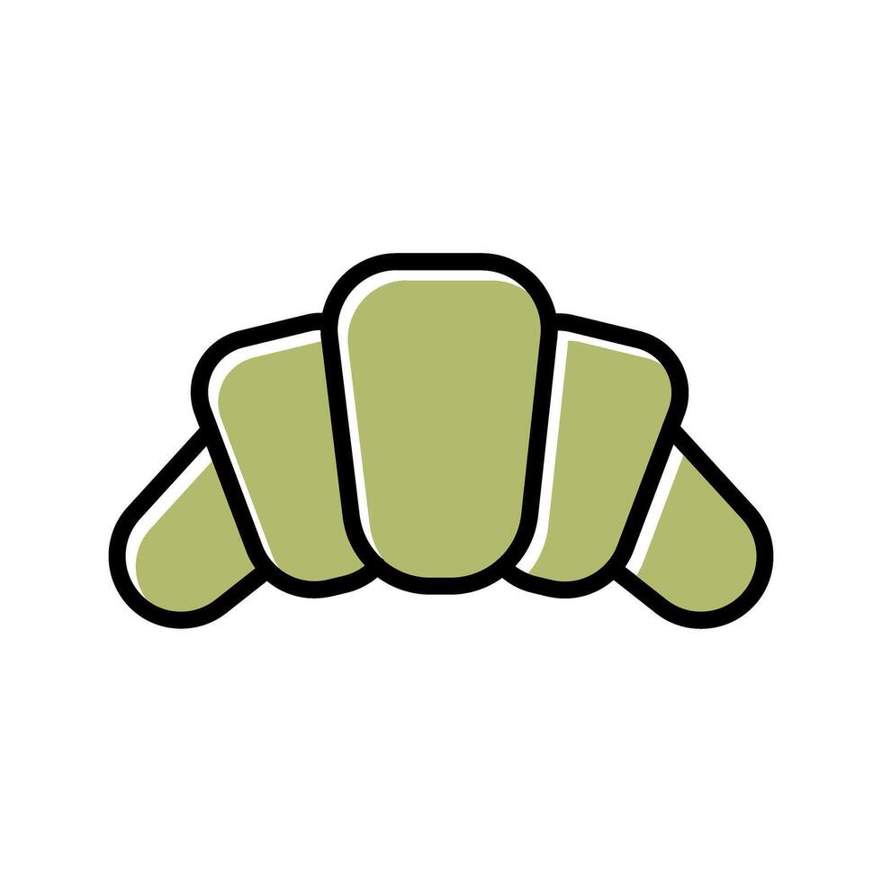 Croissant Icon Design vector