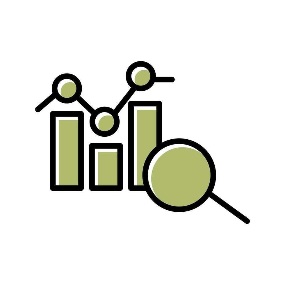 Data Analytics Icon Design vector