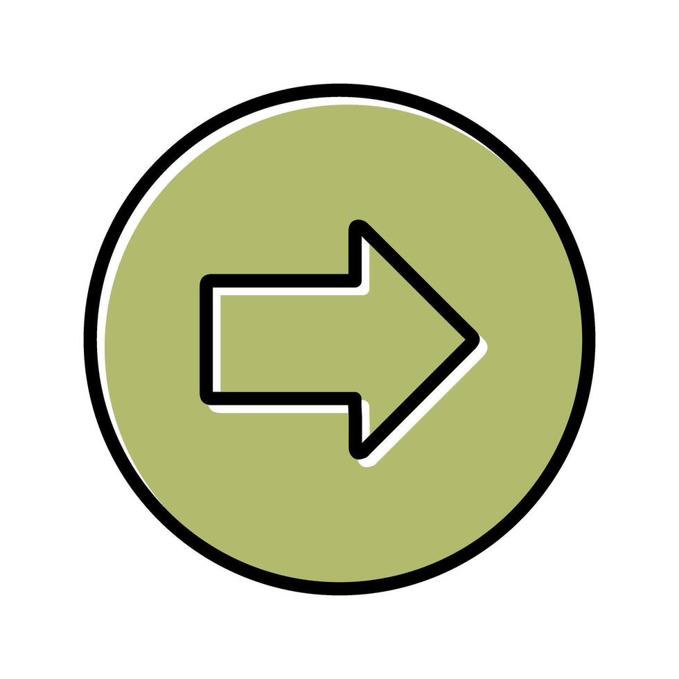 Right Arrow Icon Design vector
