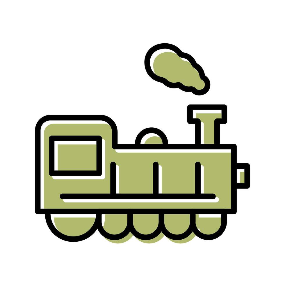 Locomotive Icon Design vector