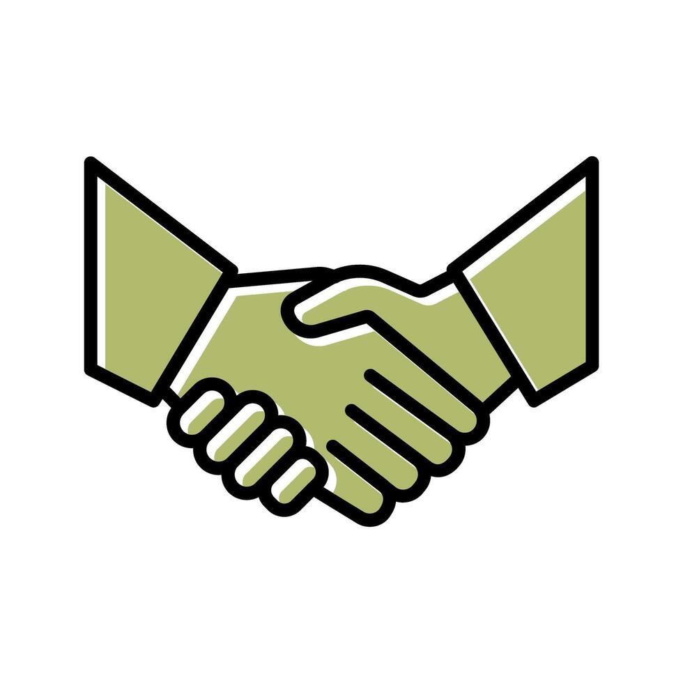 Handshake Icon Design vector