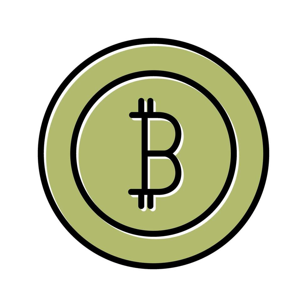 Bitcoin Icon Design vector