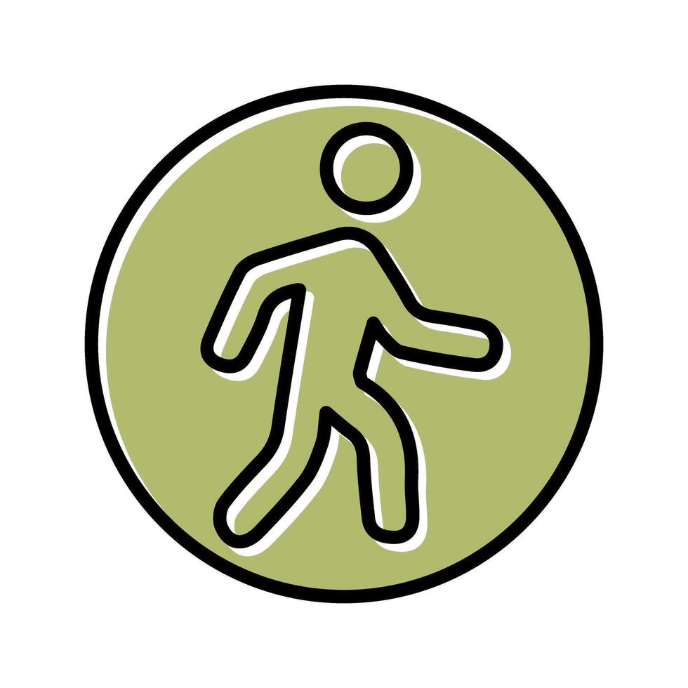 Person Walking Icon Design vector