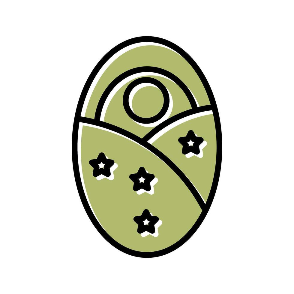 Swaddle Time Icon Design vector