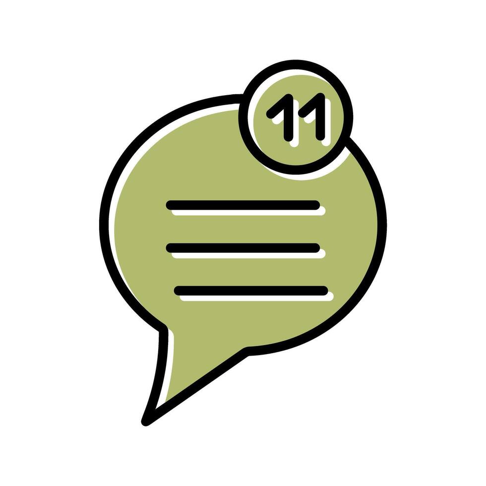 Unread Message Icon Design vector