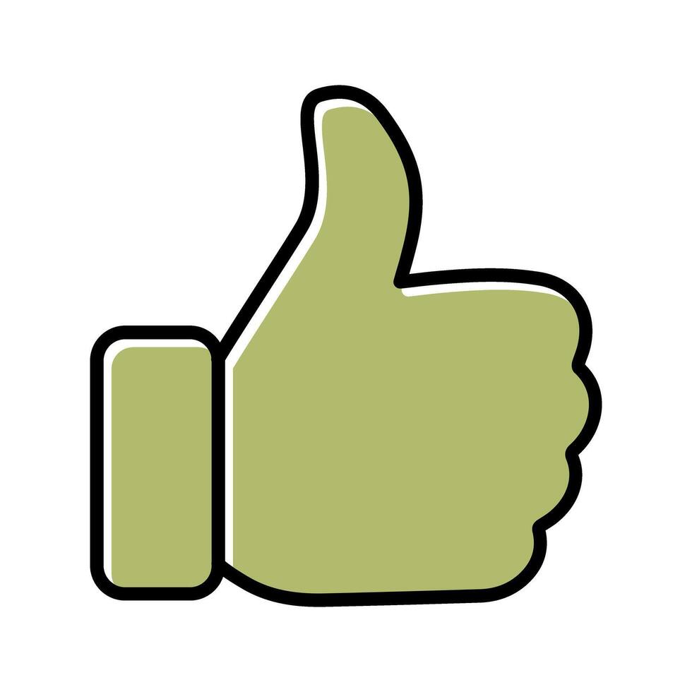 Thumbs Up Icon Design vector