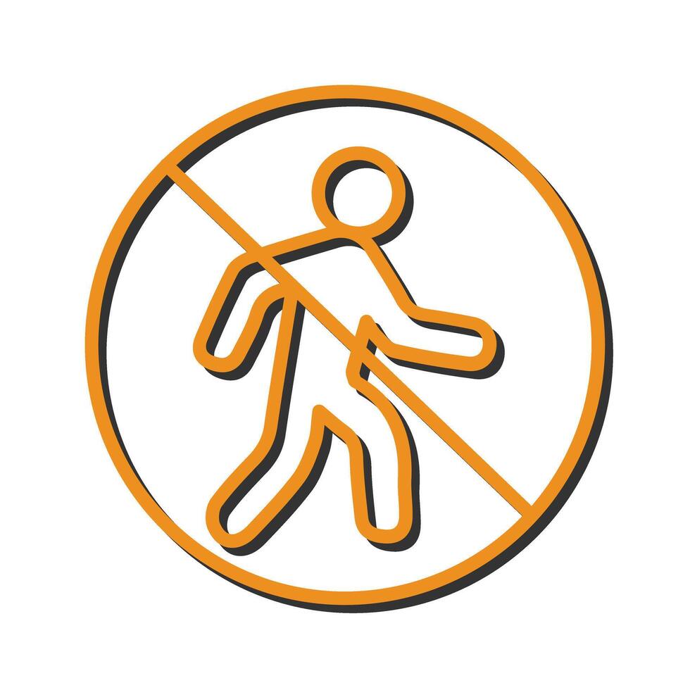 No Entry Sign Icon Design vector