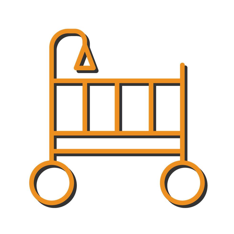 Nursery Decor Icon Design vector