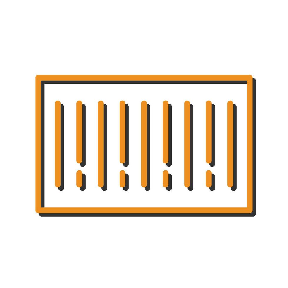 Barcode Label Icon Design vector