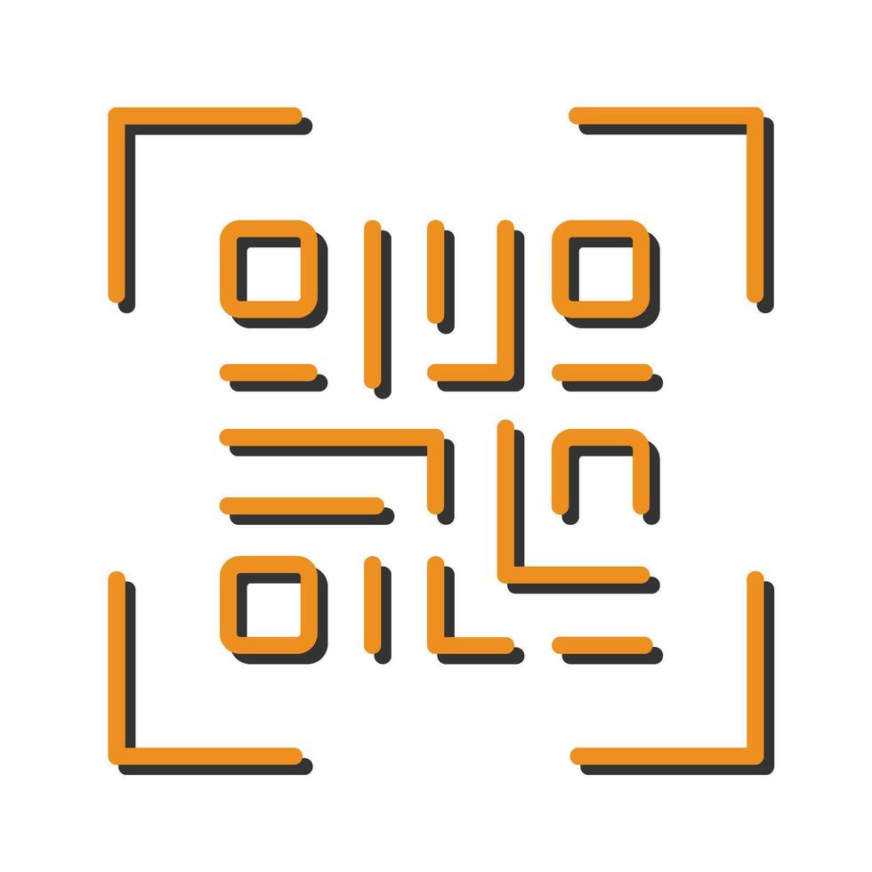 QR Code Generator Icon Design vector