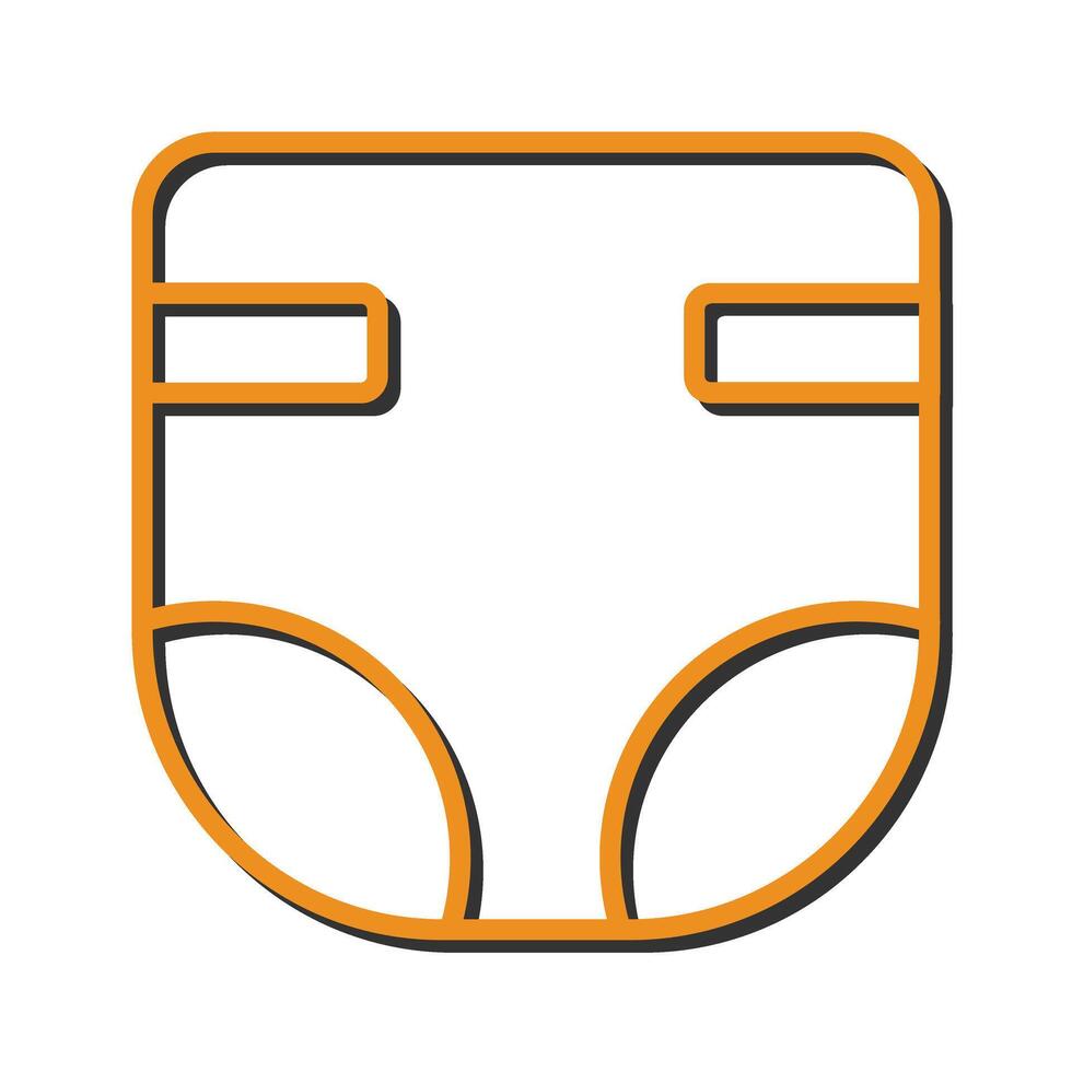 Diaper Changing Icon Design vector