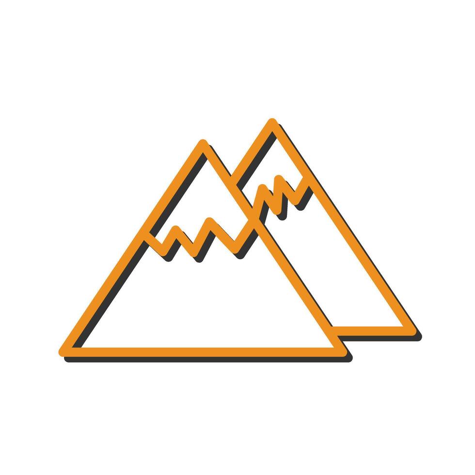 Mountain Icon Design vector