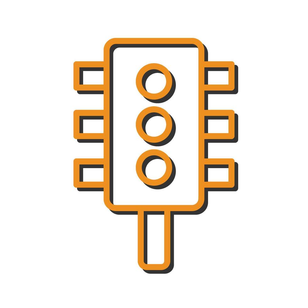 Traffic Light Icon Design vector