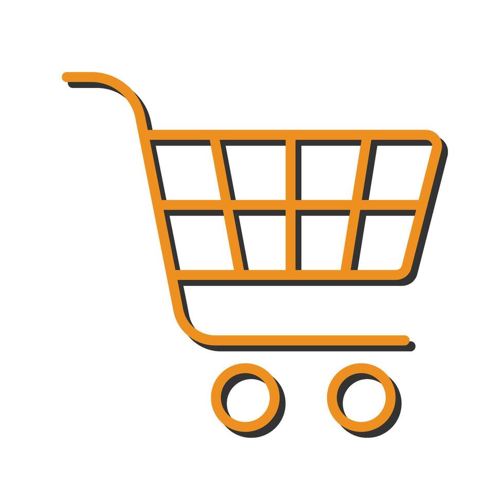 Trolley Icon Design vector