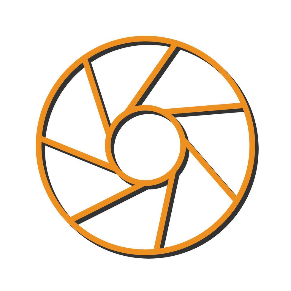 Aperture Artifacts Icon Design vector