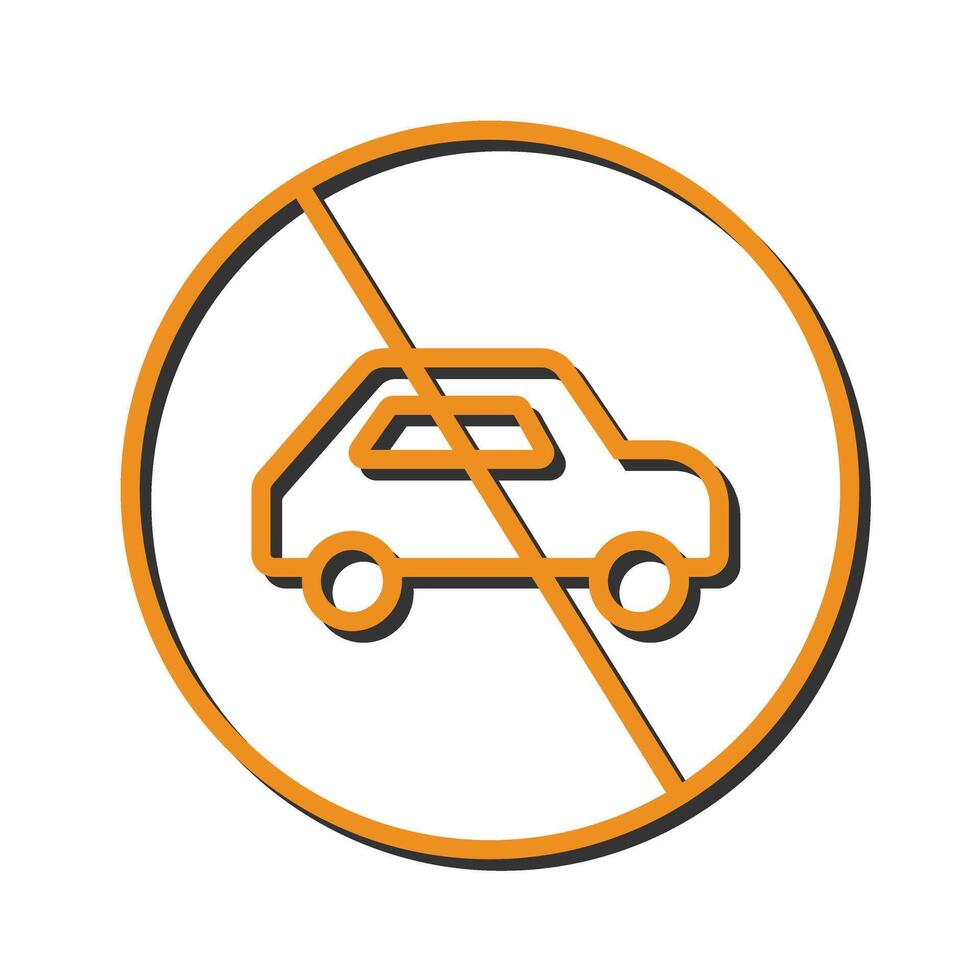 Prohibited Sign Icon Design vector
