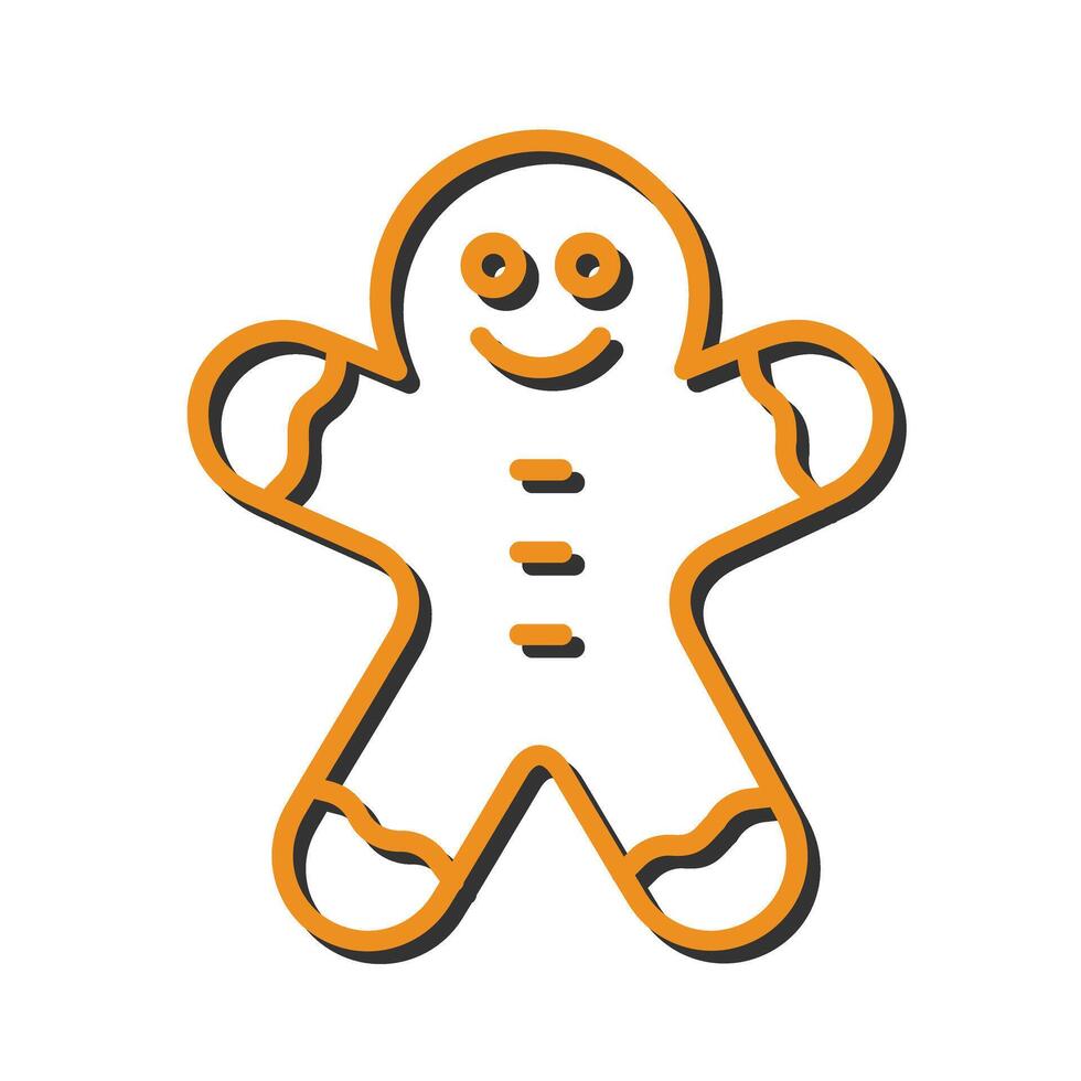 Gingerbread Icon Design vector