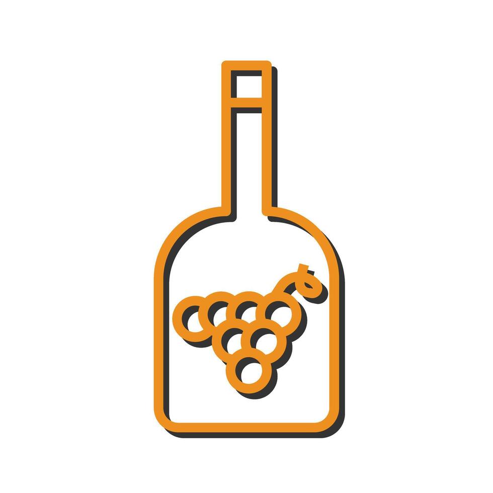 Wine Grapes Icon Design vector