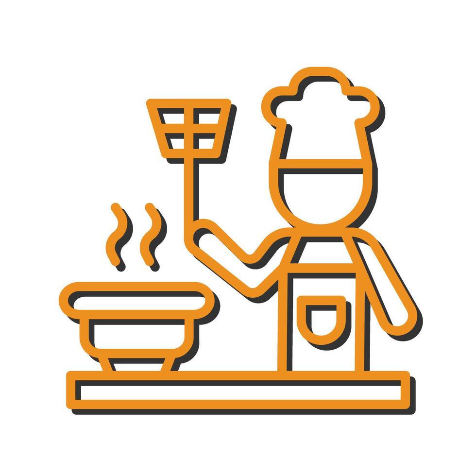 Cooking Together Icon Design vector