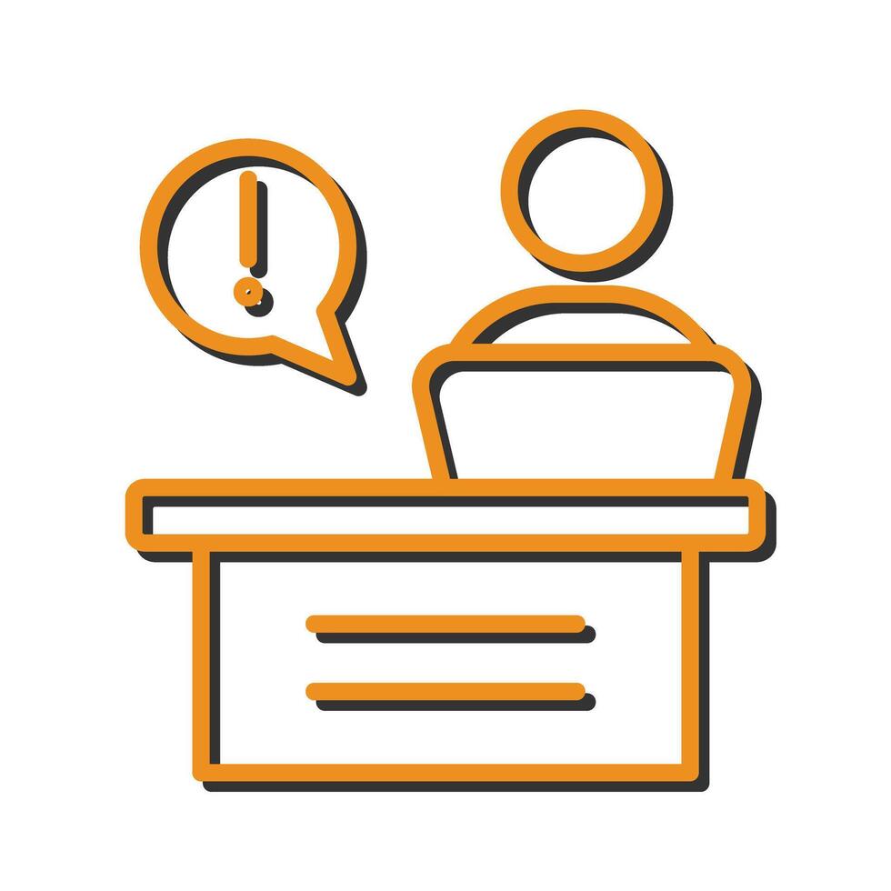 Service Desk Icon Design vector