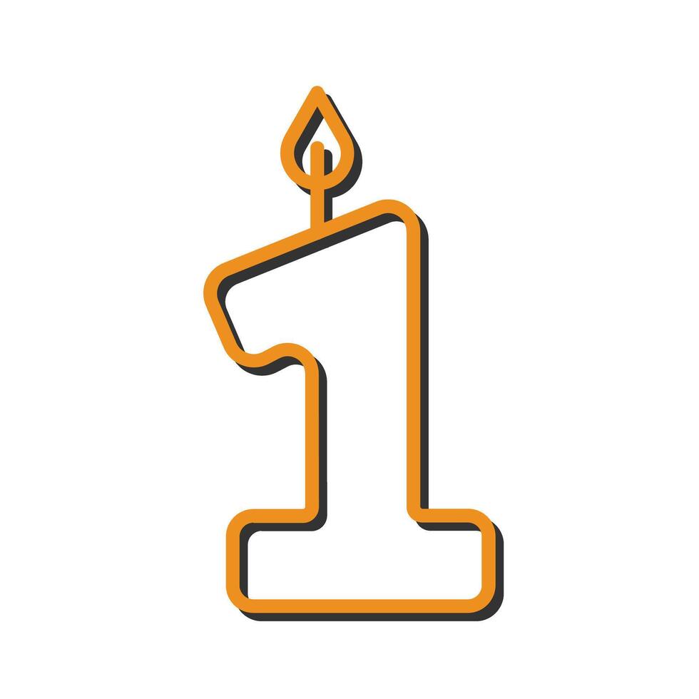 Age Number Icon Design vector