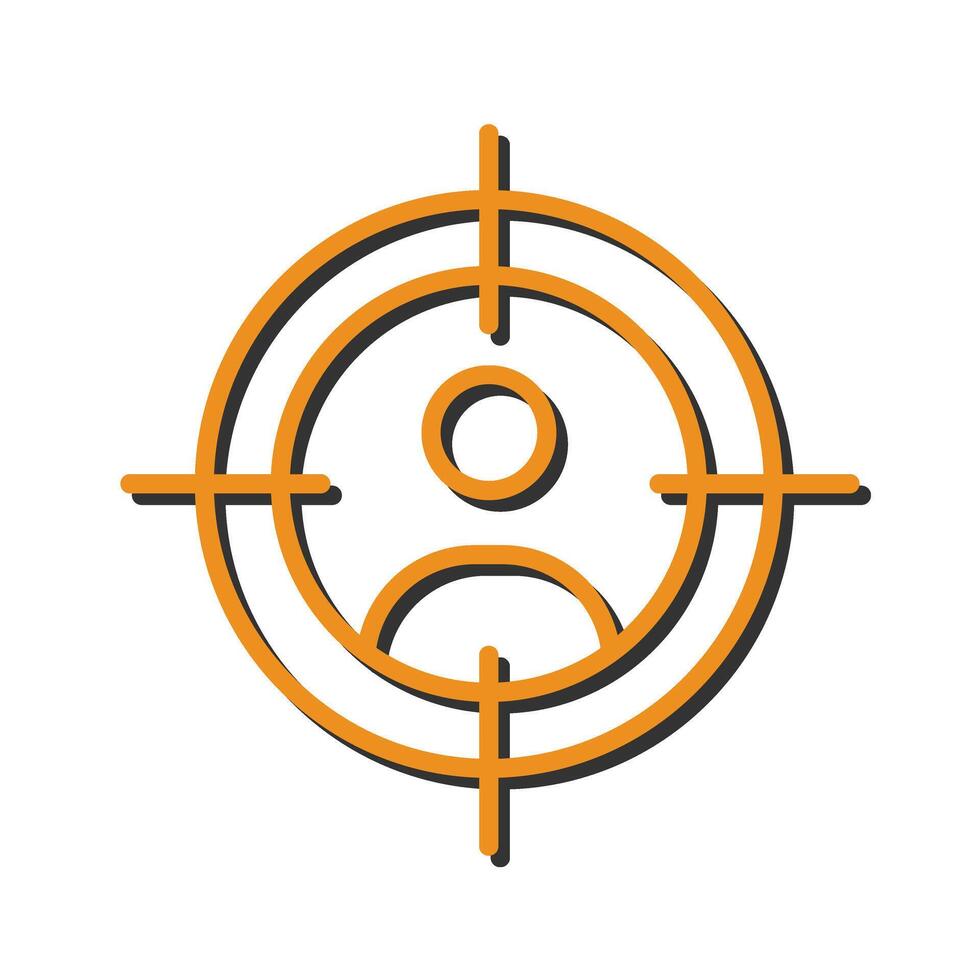 Target Audience Icon Design vector
