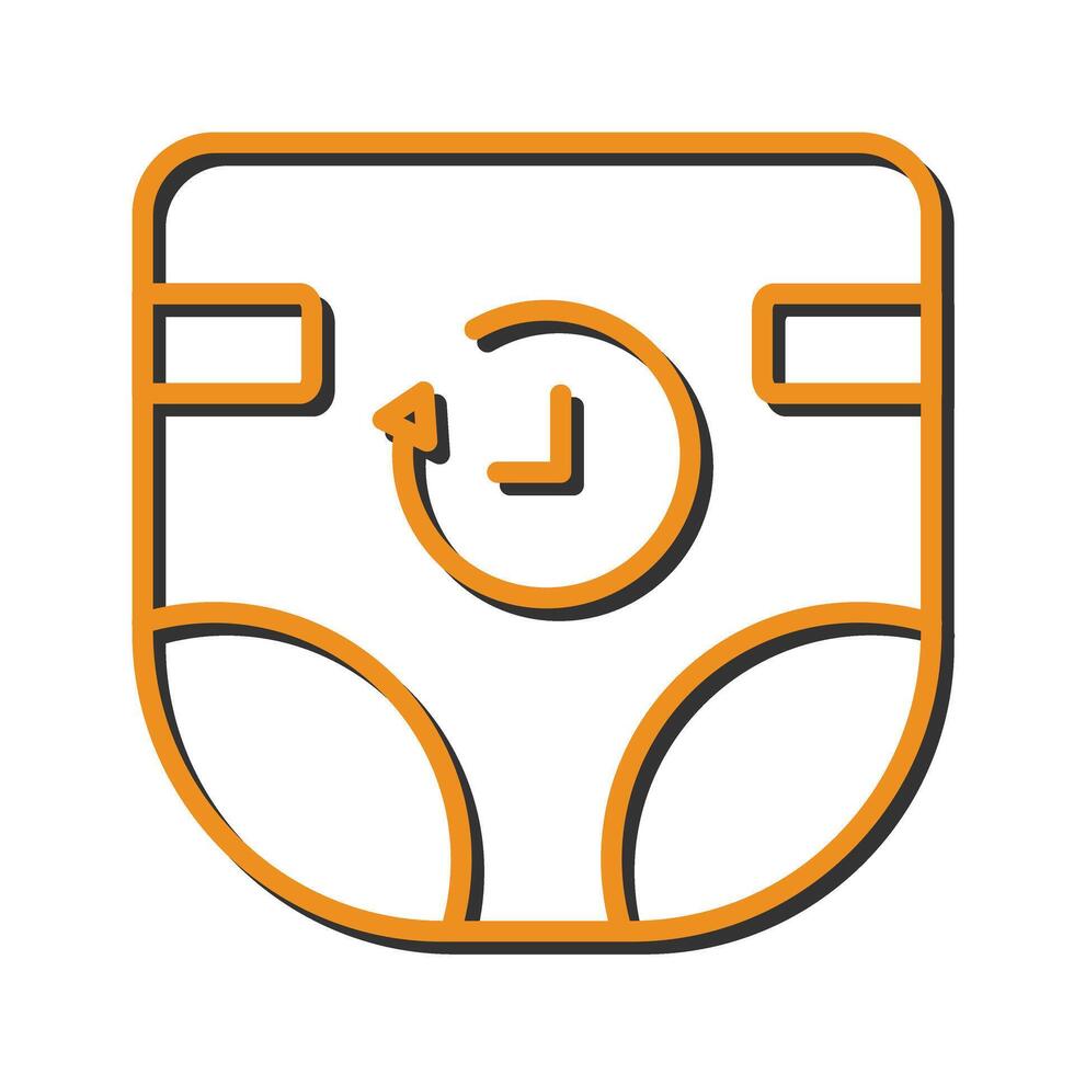 Diaper Duty Icon Design vector