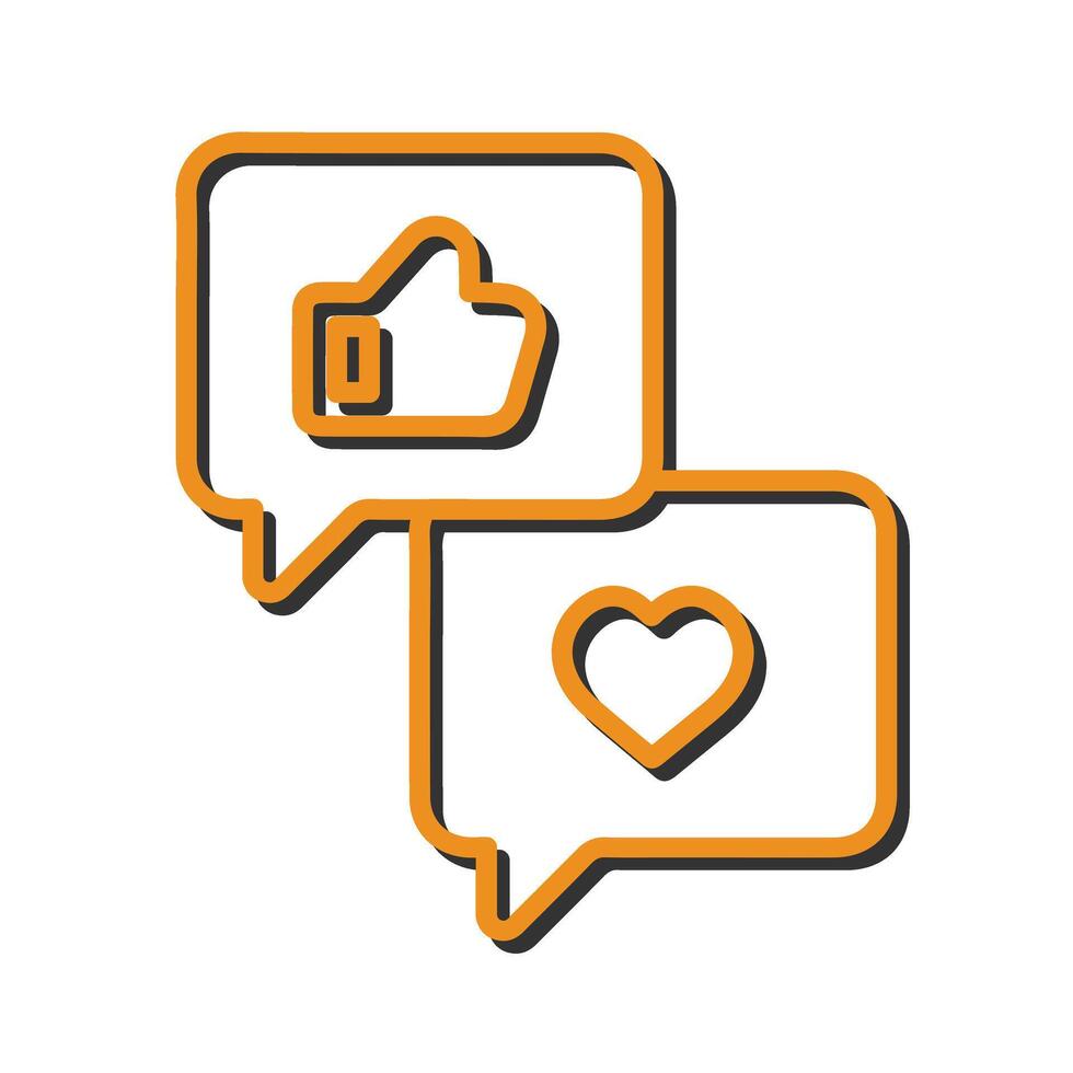 User Feedback Icon Design vector