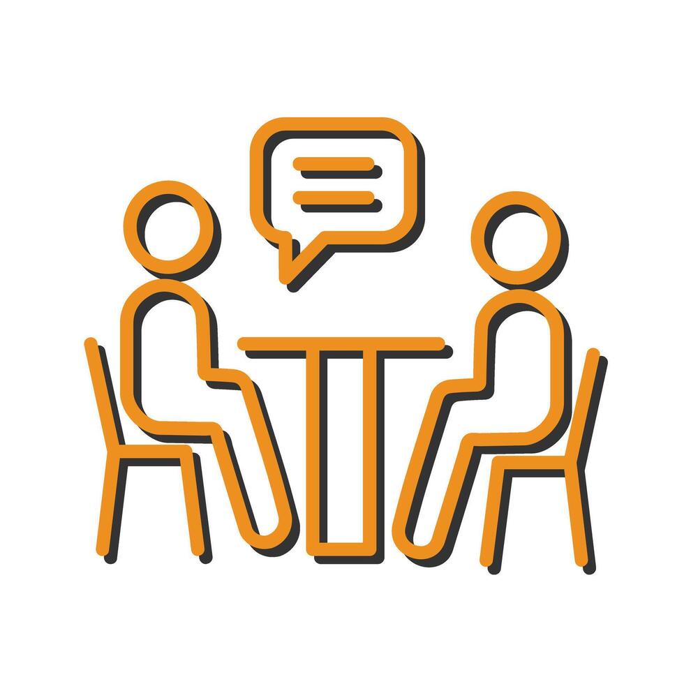 News Interview Icon Design vector