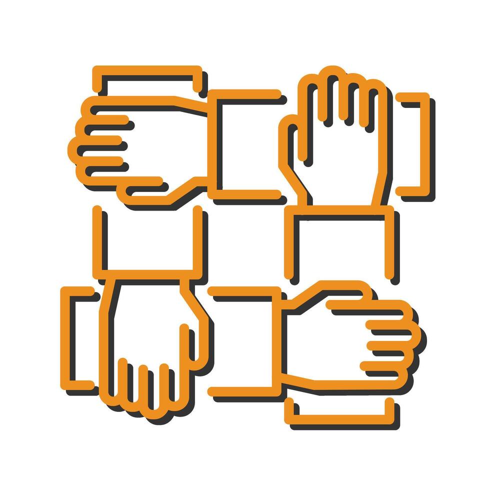 Teamwork Icon Design vector