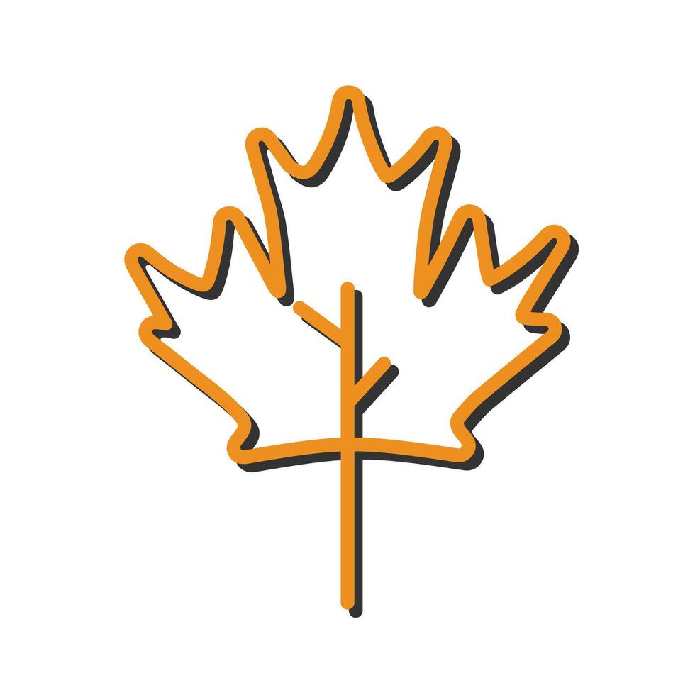 Maple Leaf Icon Design vector