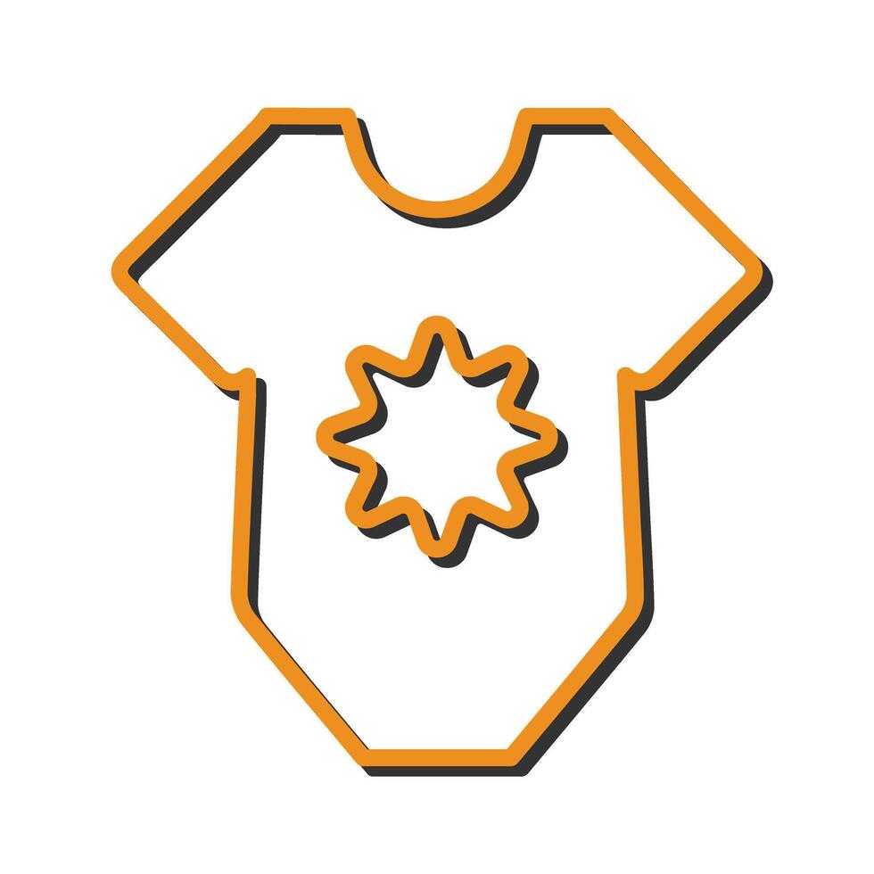 Adorable Onesies Icon Design vector