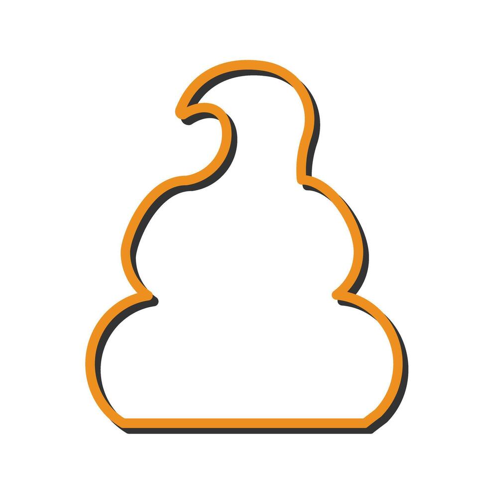 Pile of Poo Icon Design vector
