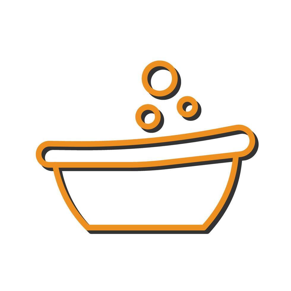 Bubble Bath Icon Design vector
