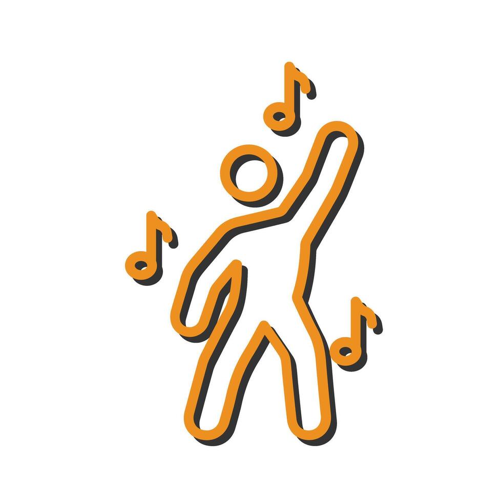 Music and Dance Icon Design vector
