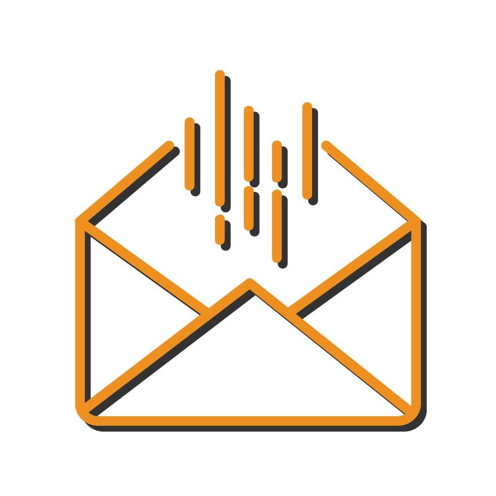 Mail Sorting Icon Design vector