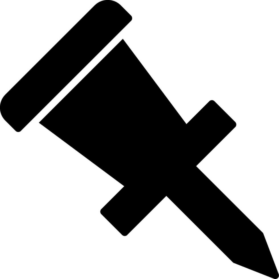 Pin Icon Design vector