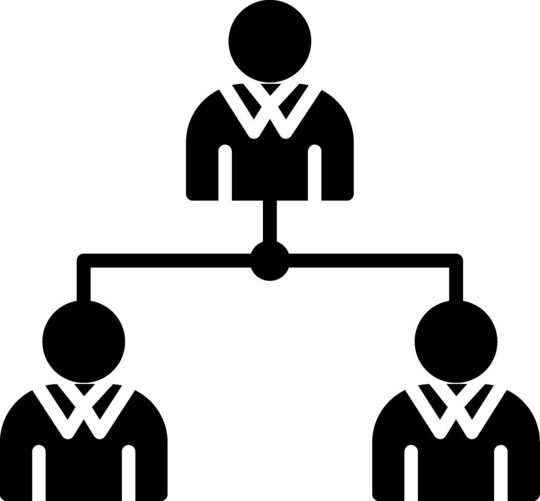 Hierarchy Icon Design vector