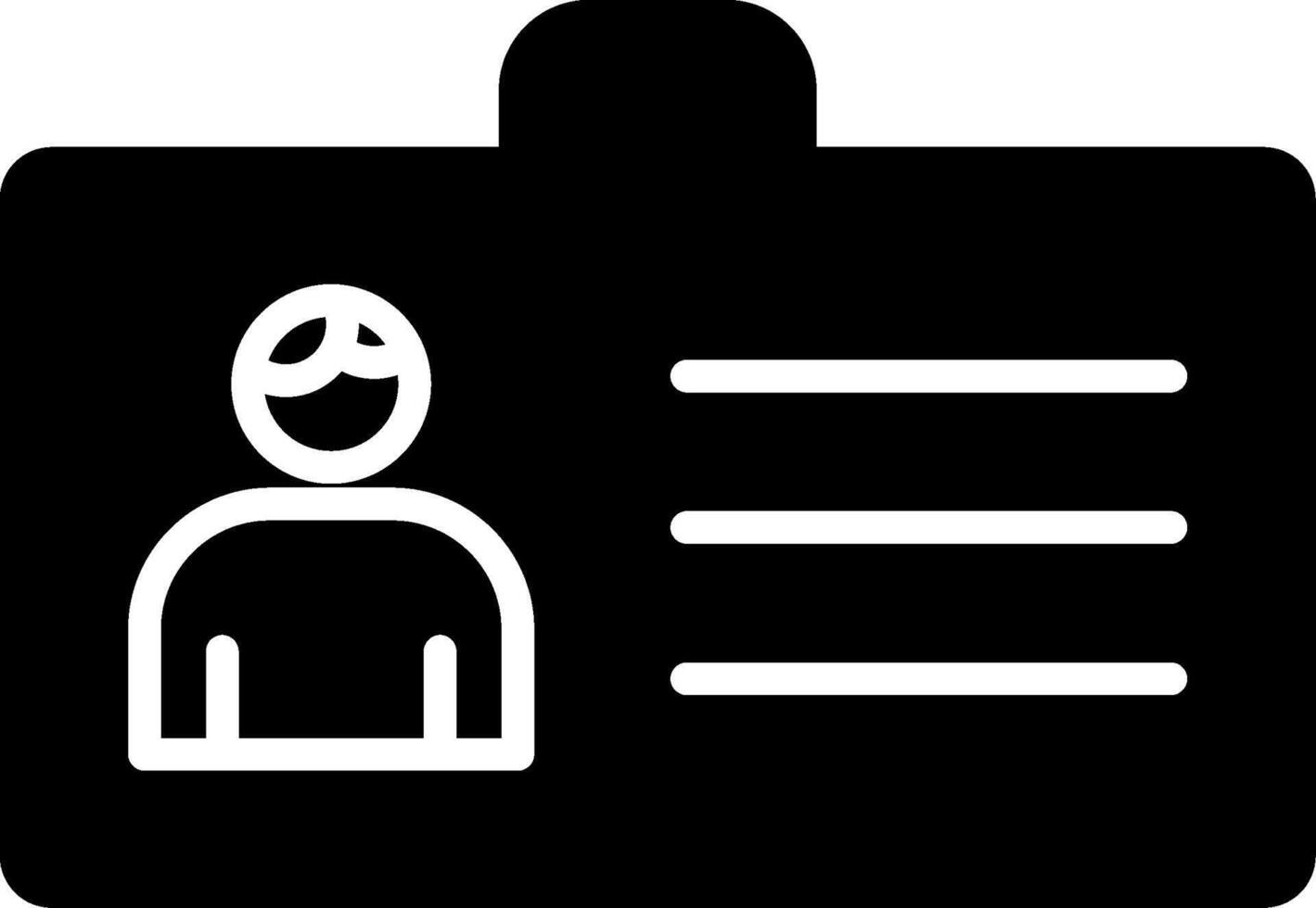 Id Card Icon Design vector