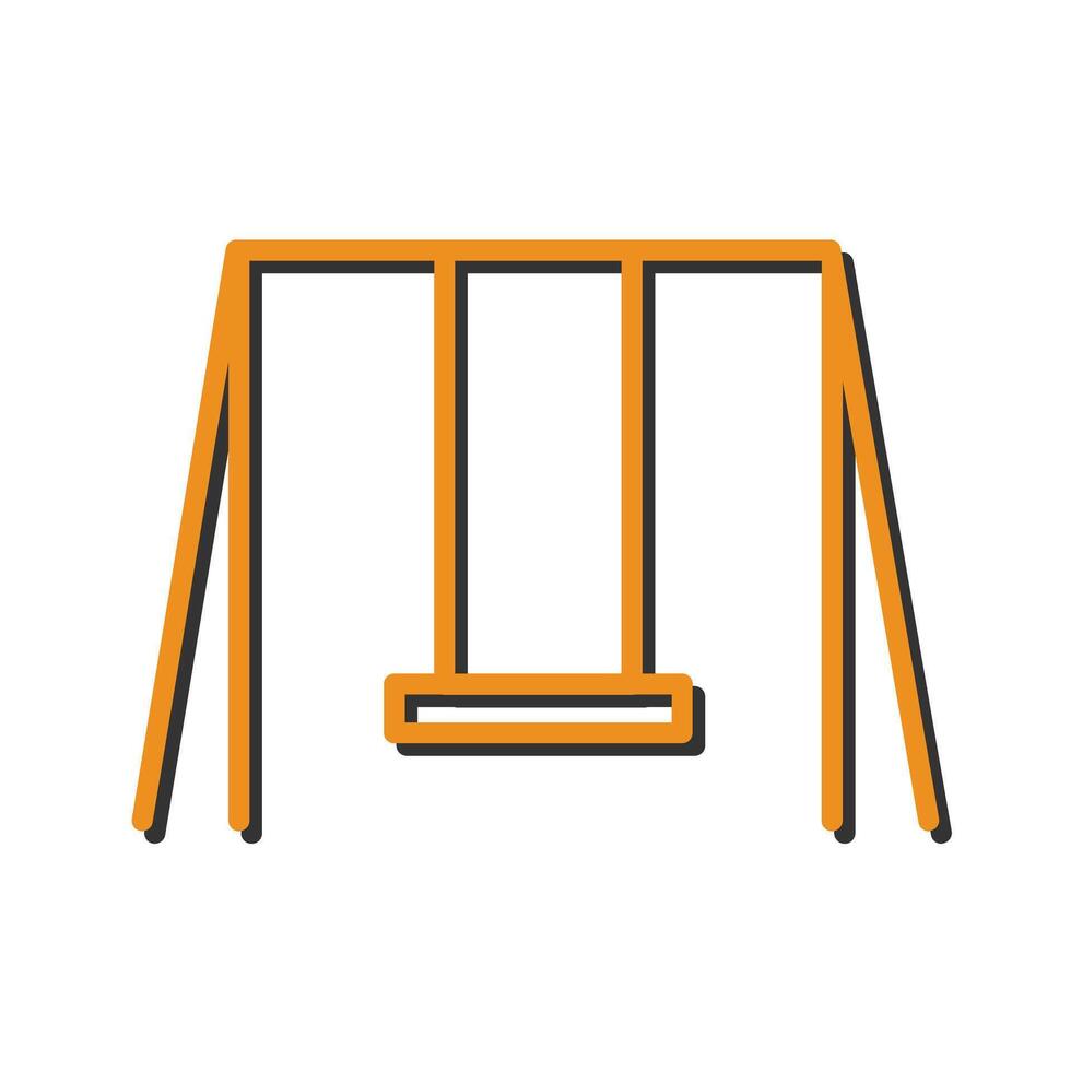 Swing Time Icon Design vector