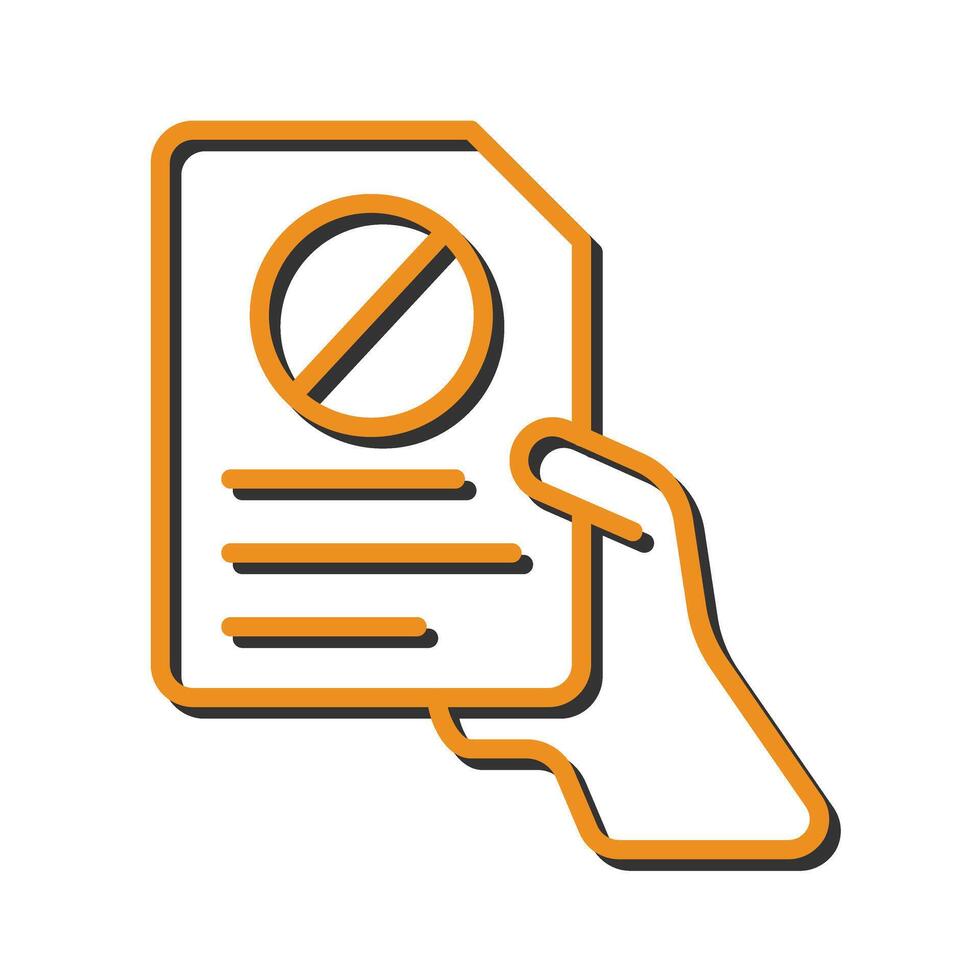 Resignation Icon Design vector