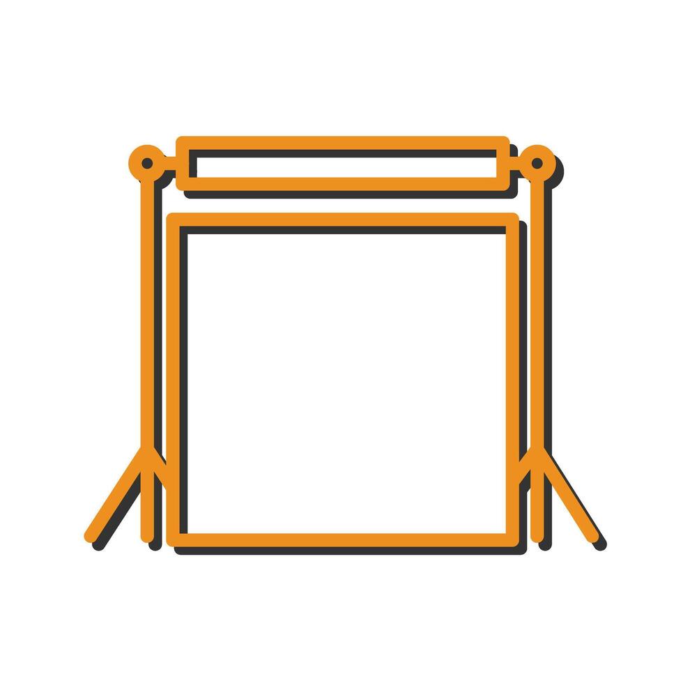 Photography Backdrops Icon Design vector