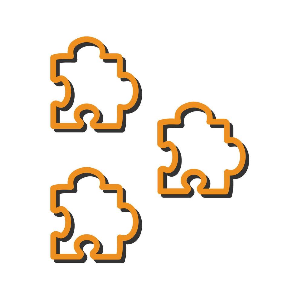 Puzzle Icon Design vector