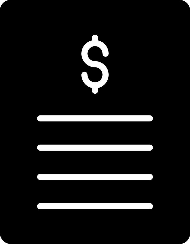 Paper Bills Icon Design vector