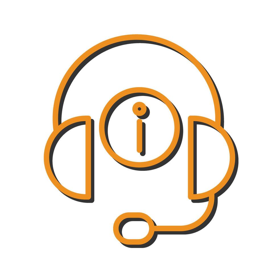 Information Center Icon Design vector