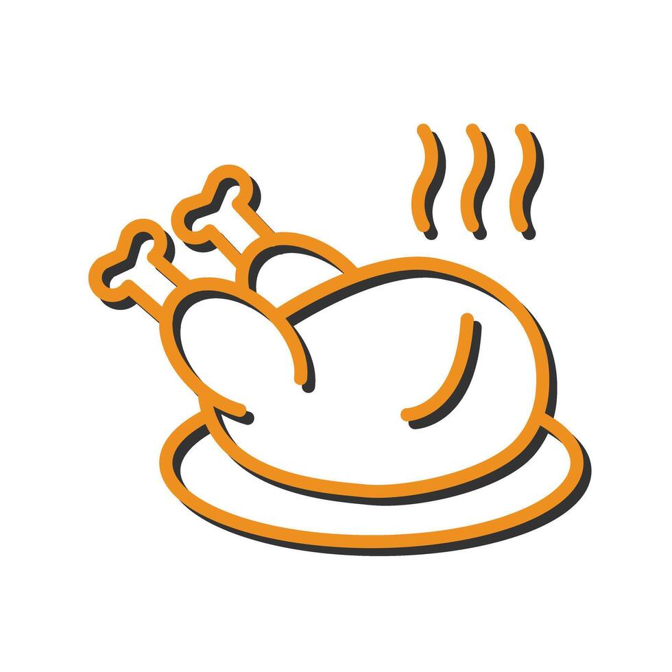 Chicken Icon Design vector