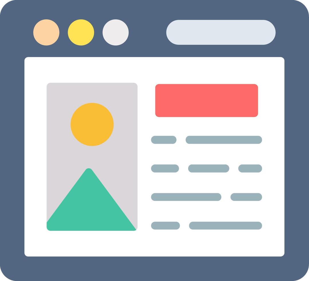 Content Icon Design vector