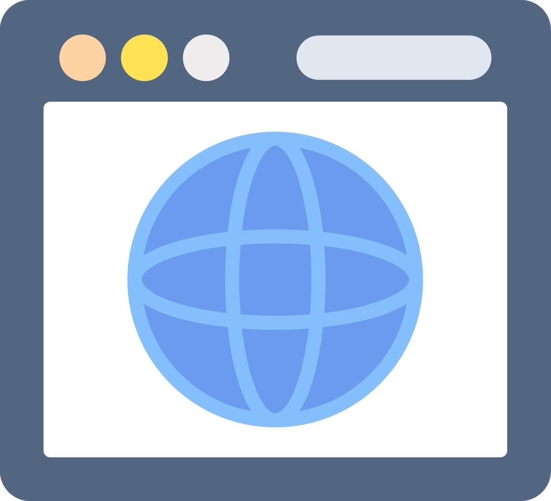 Earth Globe Icon Design vector