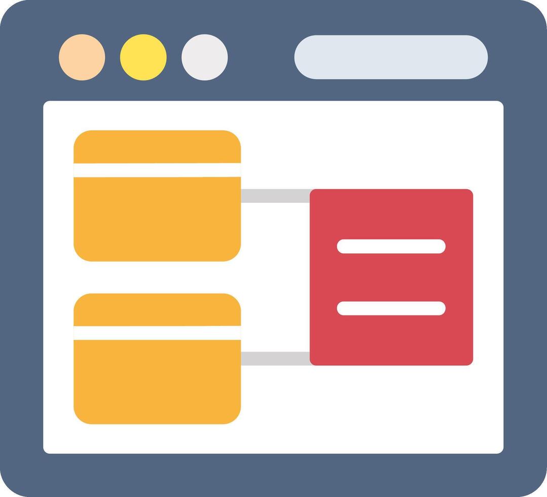 Web Development Icon Design vector